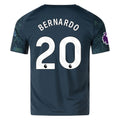 Men's Replica Bernardo Manchester City Fourth Jersey 25/26