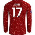 Men's Replica Jones Liverpool Long Sleeve Home Jersey 26/27