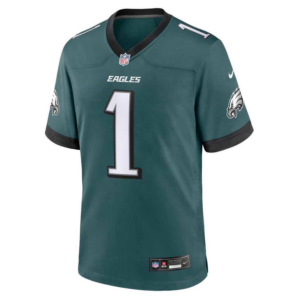 Men's Philadelphia Eagles Jalen Hurts Midnight Green Team