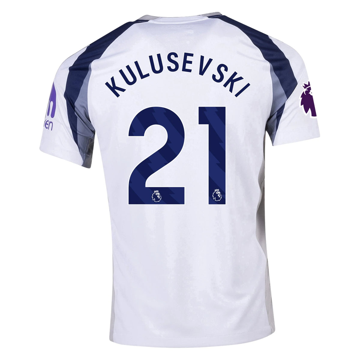 Men's Replica Kulusevski Tottenham Home Jersey 25/26