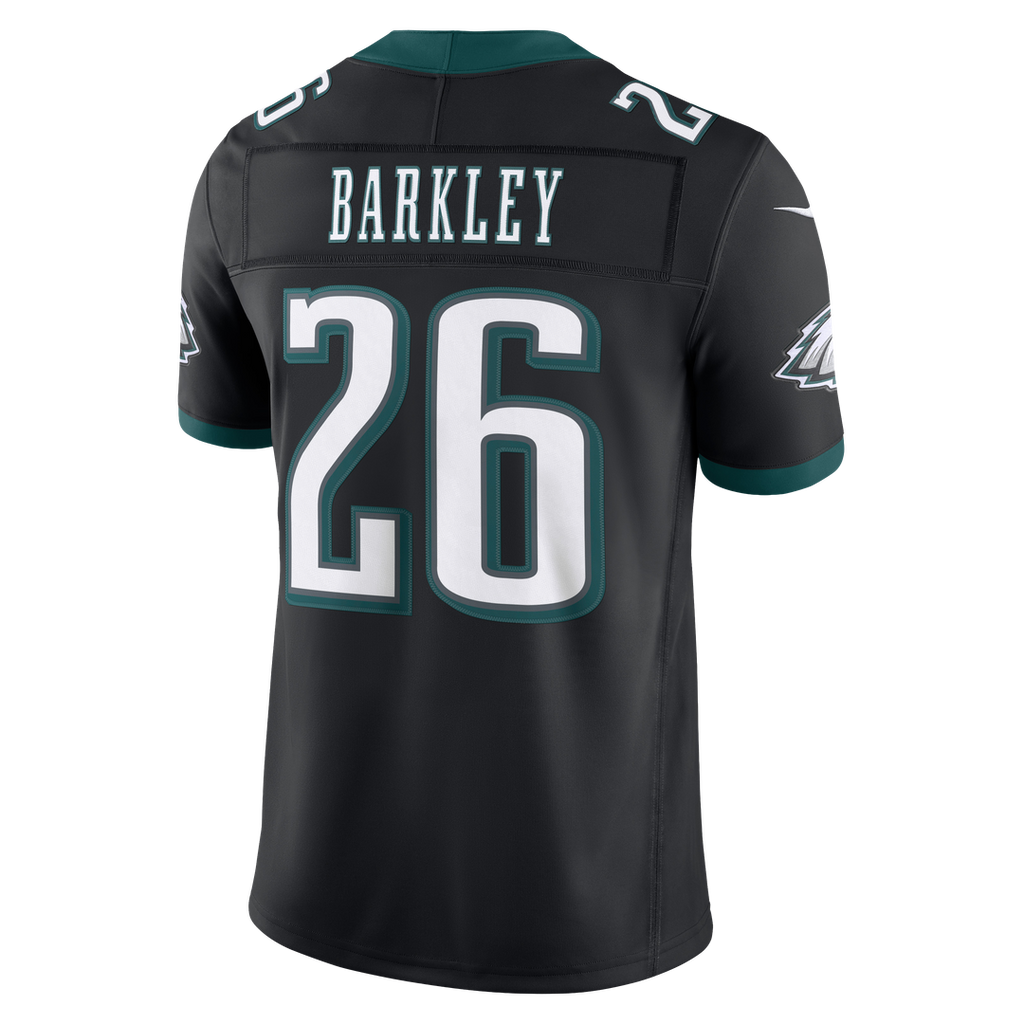 Men's Philadelphia Eagles Saquon Barkley White Vapor F.U.S.E. Stitched