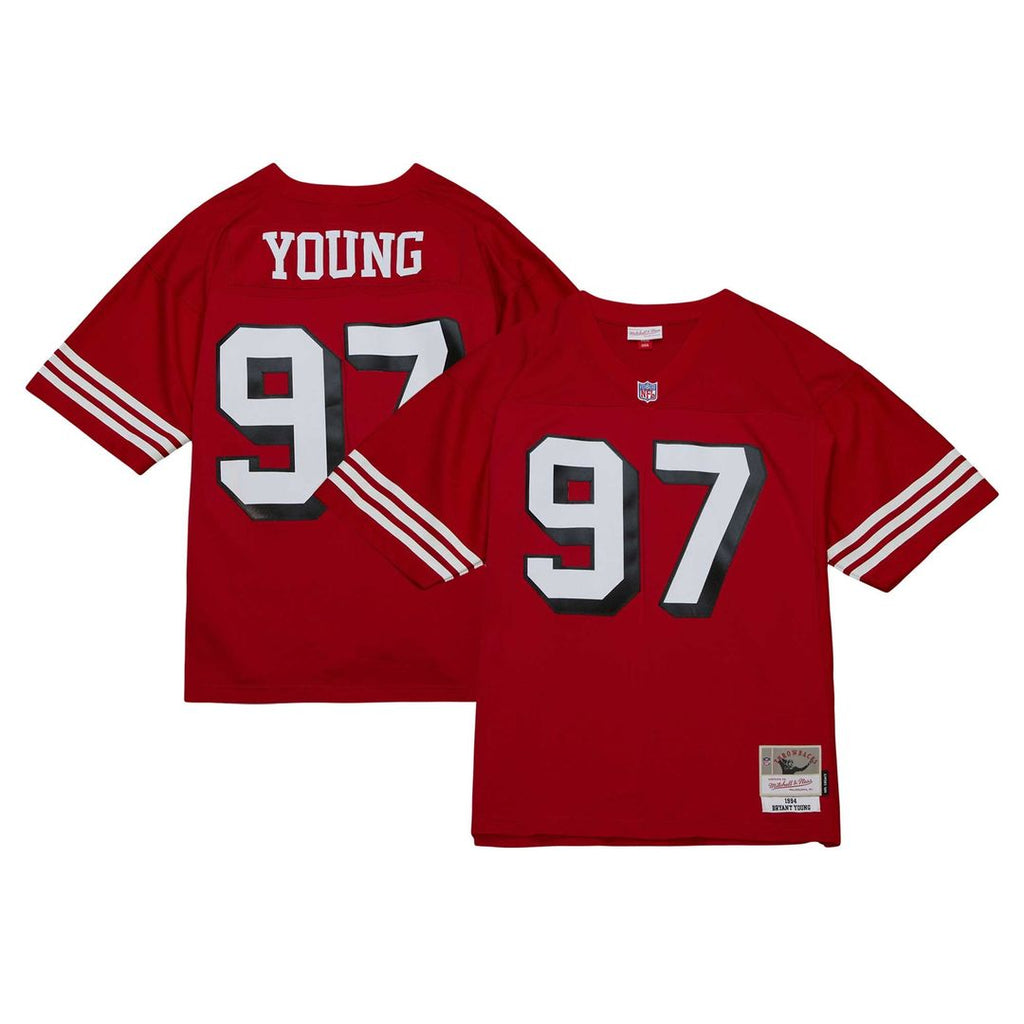 Men's San Francisco 49ers Bryant Young White Legacy Replica Jersey