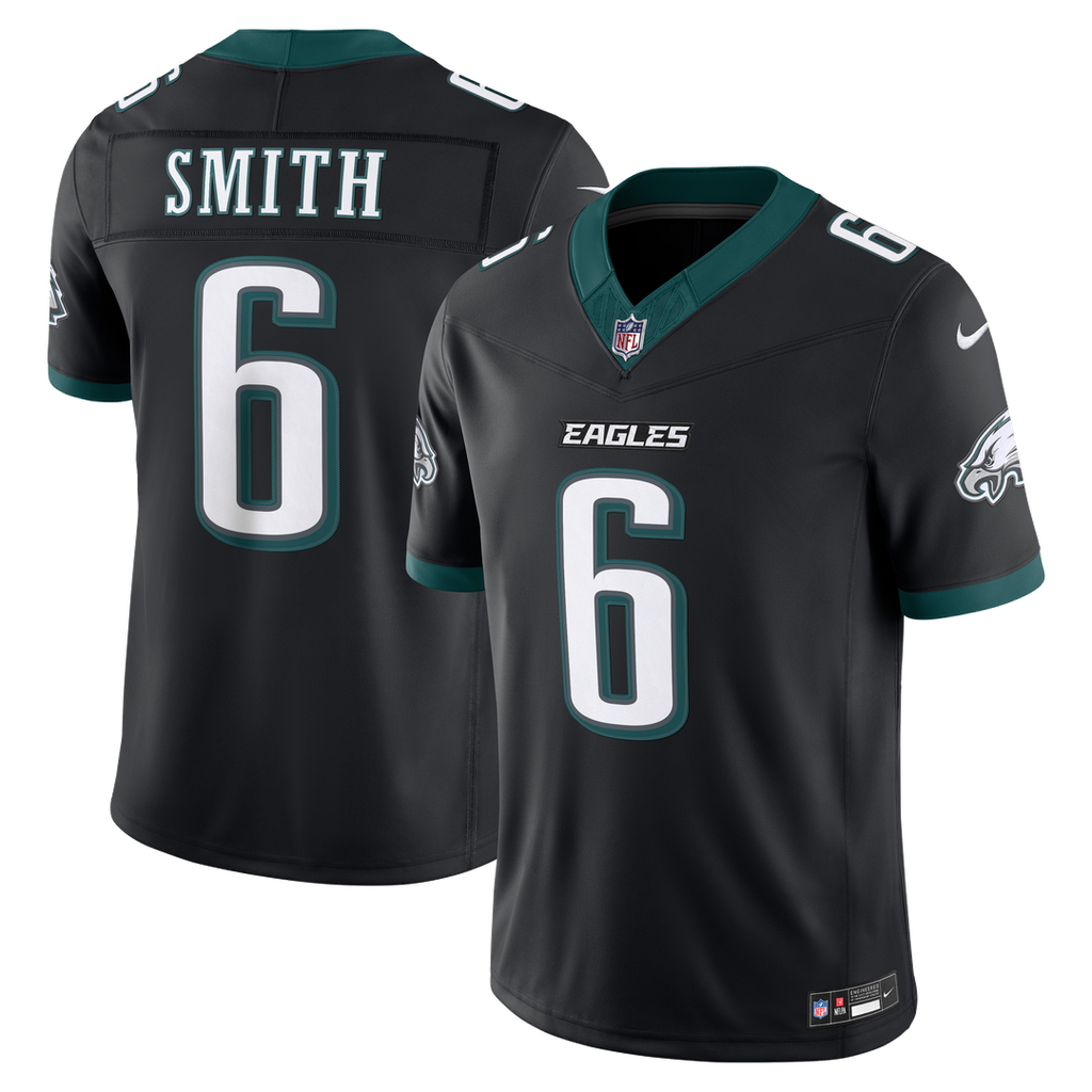 Men's Philadelphia Eagles DeVonta Smith Kelly Green Alternate Vapor F.U.S.E. Stitched
