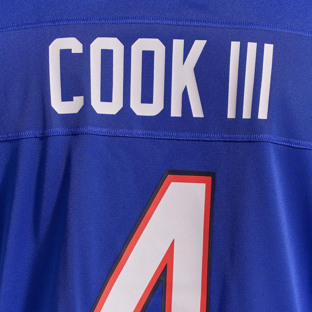 Men's Buffalo Bills James Cook III Gray Nickel City