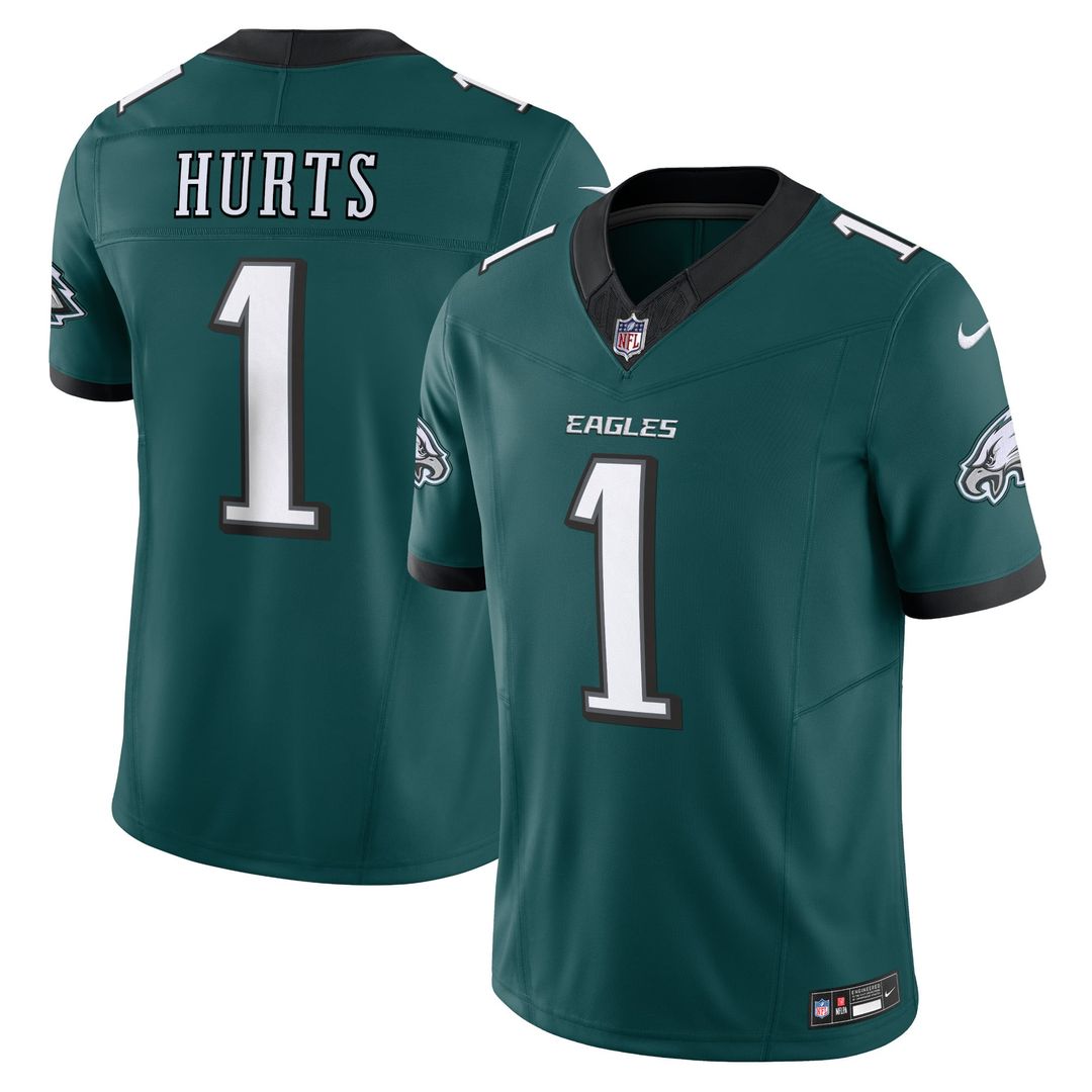 Men's Philadelphia Eagles Jalen Hurts White Vapor F.U.S.E.