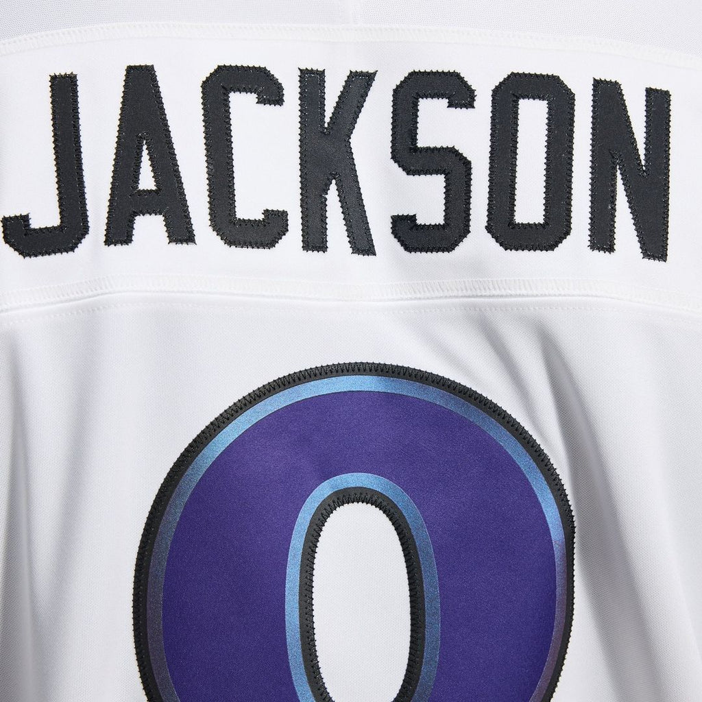 Men's Baltimore Ravens Lamar Jackson Black Alternate Alternate Vapor F.U.S.E. Stitched