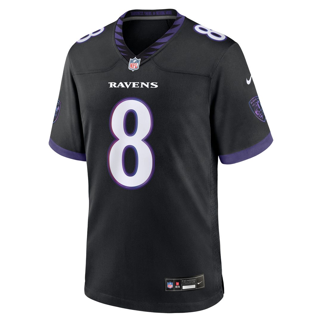 Men's Baltimore Ravens Lamar Jackson Purple Alternate