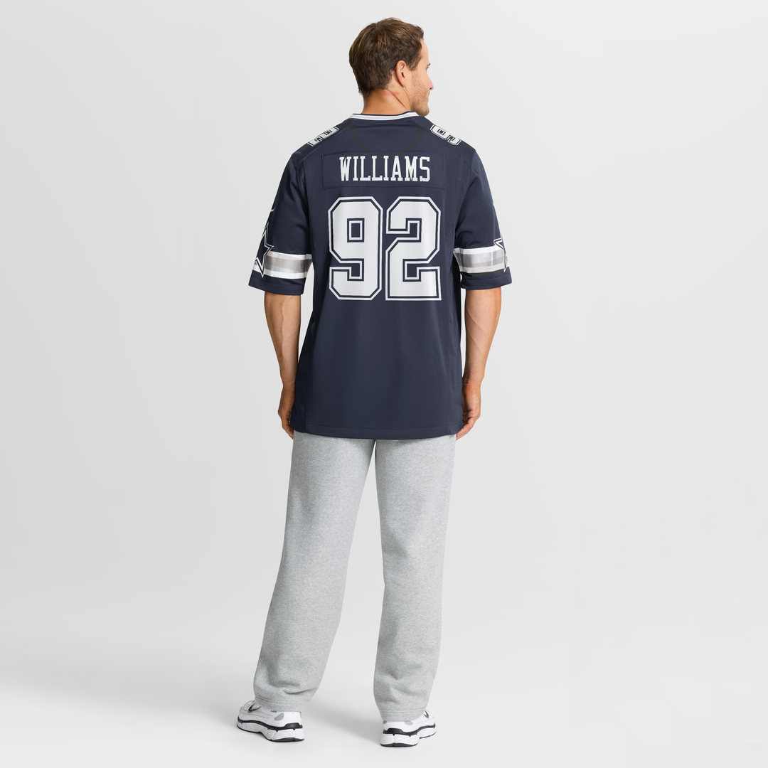Men's Dallas Cowboys Quinnen Williams White