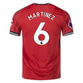 Men's Replica Martinez Manchester United Home Jersey 25/26