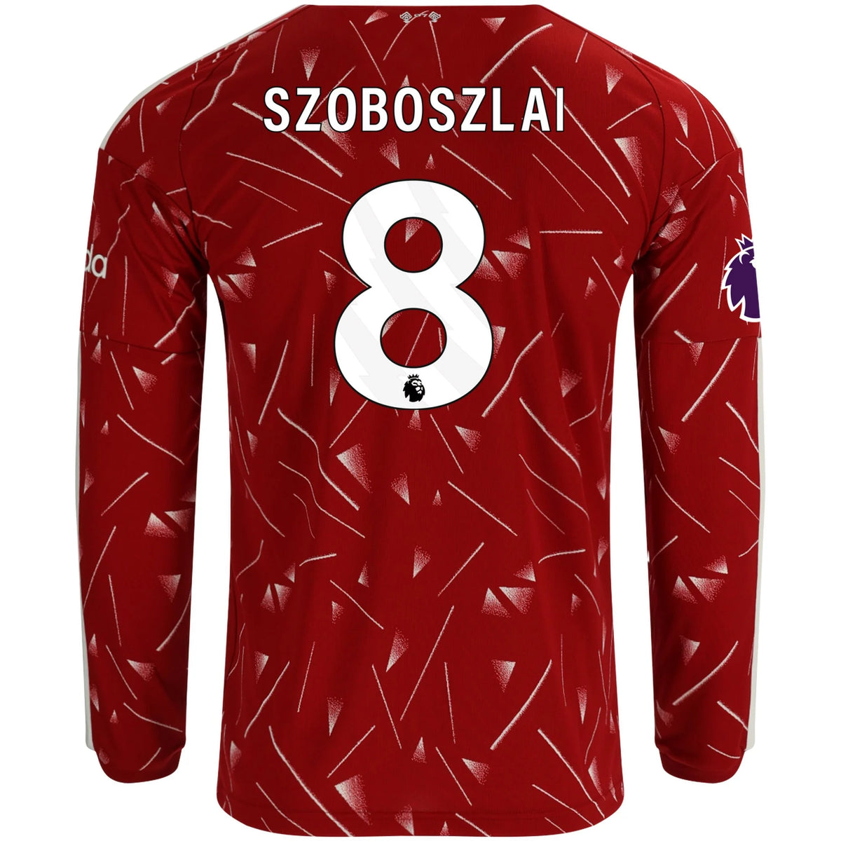Men's Replica Szoboszlai Liverpool Long Sleeve Home Jersey 26/27