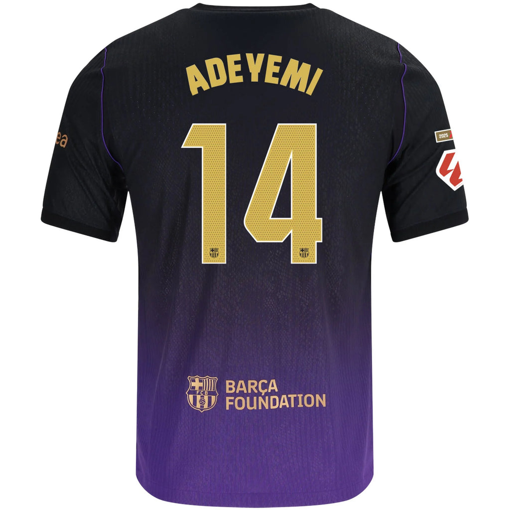 Men's Authentic Adeyemi Barcelona Away Jersey 26/27