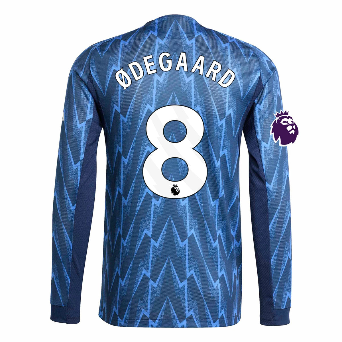 Men's Authentic Odegaard Arsenal Long Sleeve Away Jersey 25/26