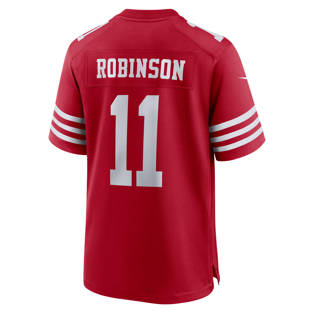 Men's San Francisco 49ers Demarcus Robinson Scarlet Team
