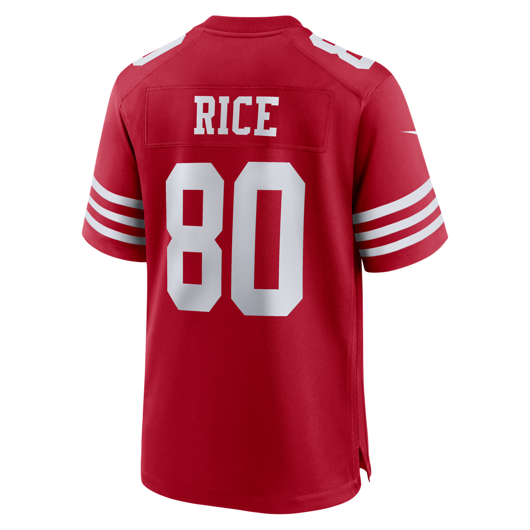 Men's San Francisco 49ers Jerry Rice Scarlet Retired Team Player