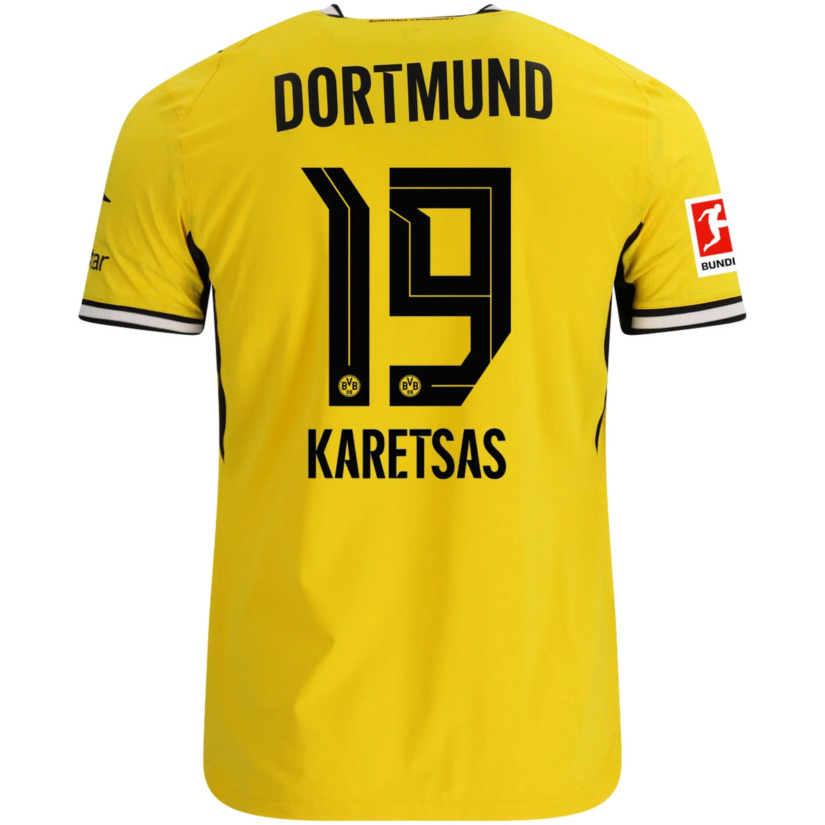 Men's Authentic Karetsas Borussia Dortmund Home Jersey 26/27