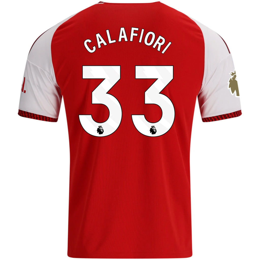 Men's Replica Calafiori Arsenal Home Jersey 26/27
