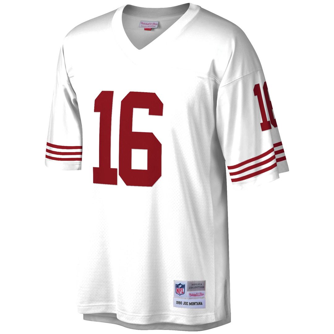 Men's San Francisco 49ers Joe Montana Scarlet Legacy Replica Jersey