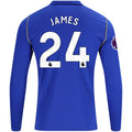 Men's Replica James Chelsea Long Sleeve Home Jersey 26/27