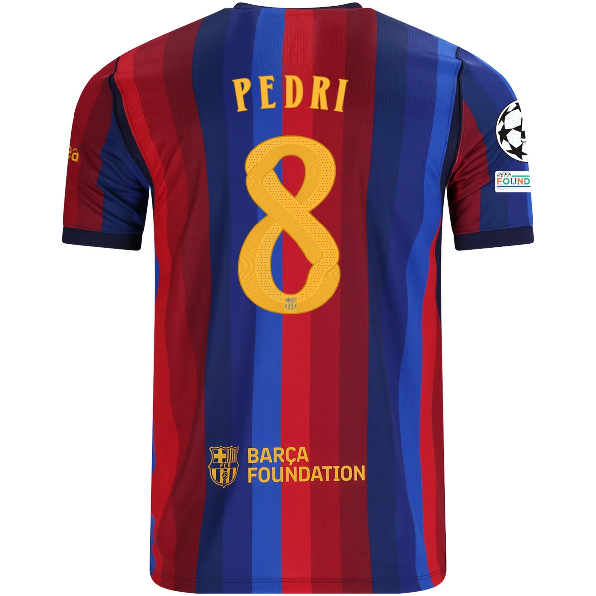 Men's Replica Pedri Barcelona Home Jersey 26/27 UCL