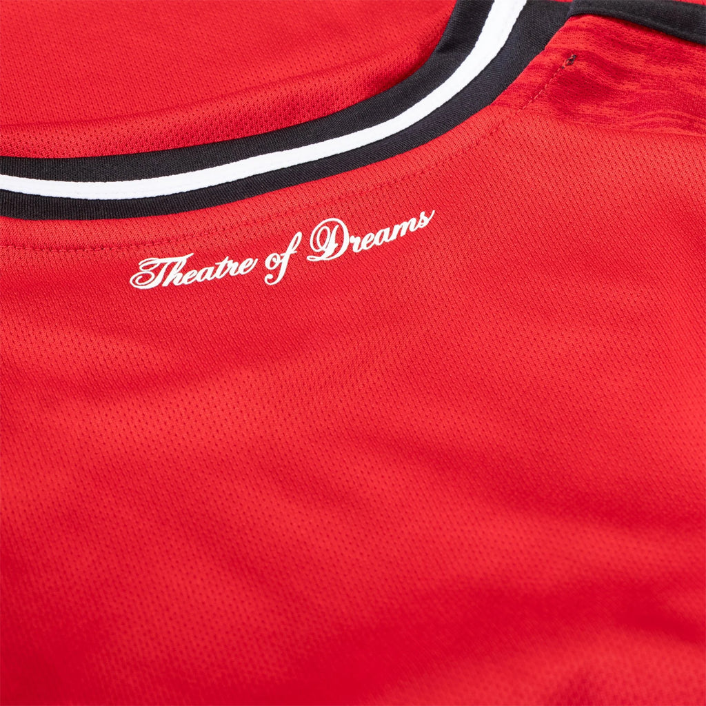 Kid's Replica Manchester United Long Sleeve Home Jersey 25/26