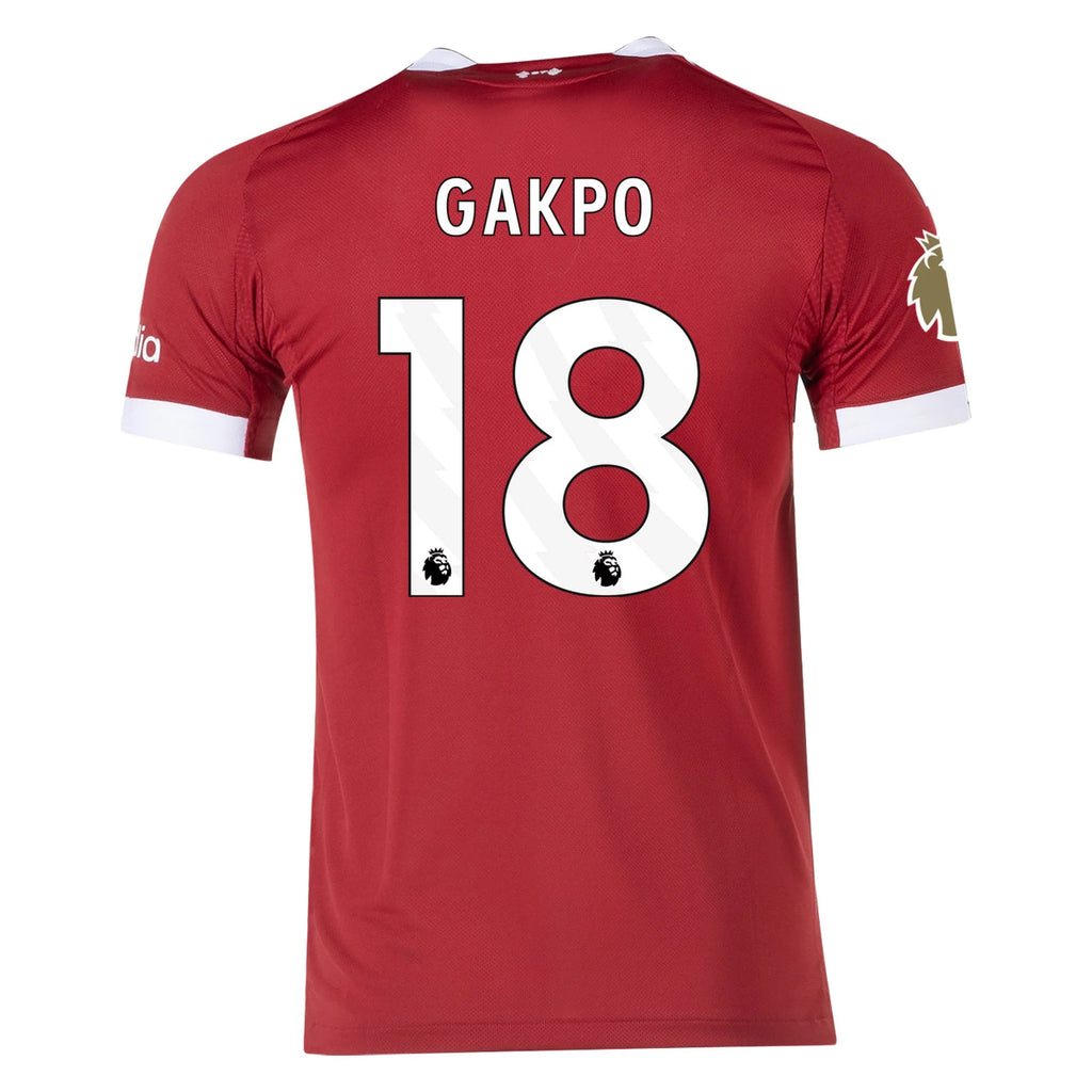 Men's Authentic Gakpo Liverpool Home Jersey 25/26