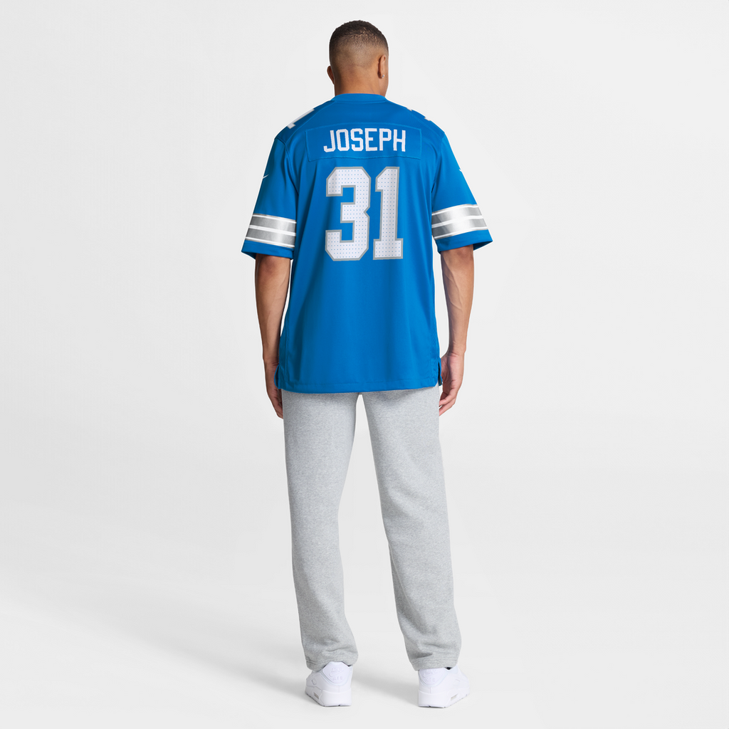 Men's Detroit Lions Kerby Joseph Blue Team