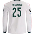 Men's Replica Yan Diomande Real Madrid Long Sleeve Home Jersey 26/27