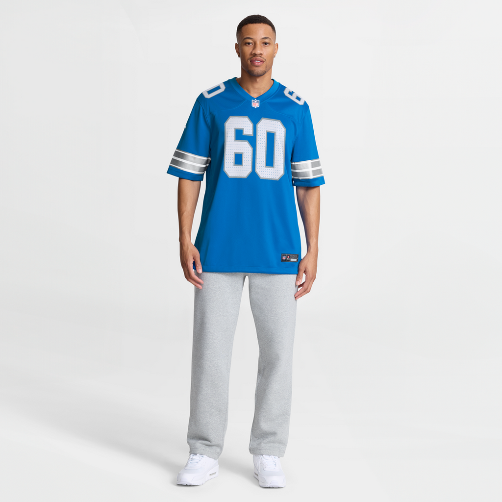 Men's Detroit Lions Graham Glasgow Blue Team