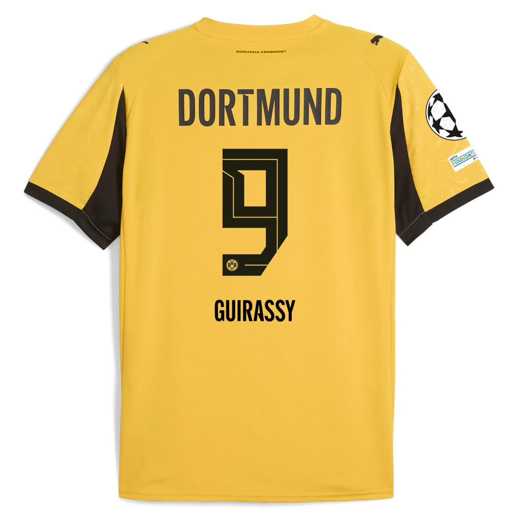 Men's Replica Guirassy Borussia Dortmund Cup Jersey 25/26 UCL