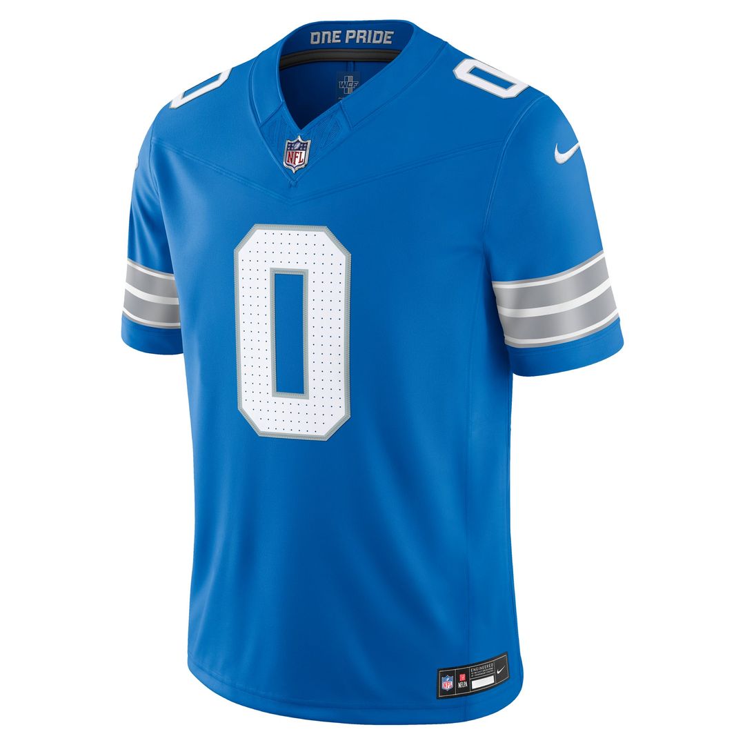 Men's Detroit Lions Jahmyr Gibbs Black Alternate Vapor F.U.S.E. Stitched