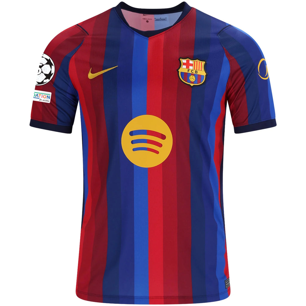 Men's Replica Pedri Barcelona Home Jersey 26/27 UCL