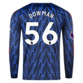Men's Replica Dowman Arsenal Long Sleeve Away Jersey 25/26