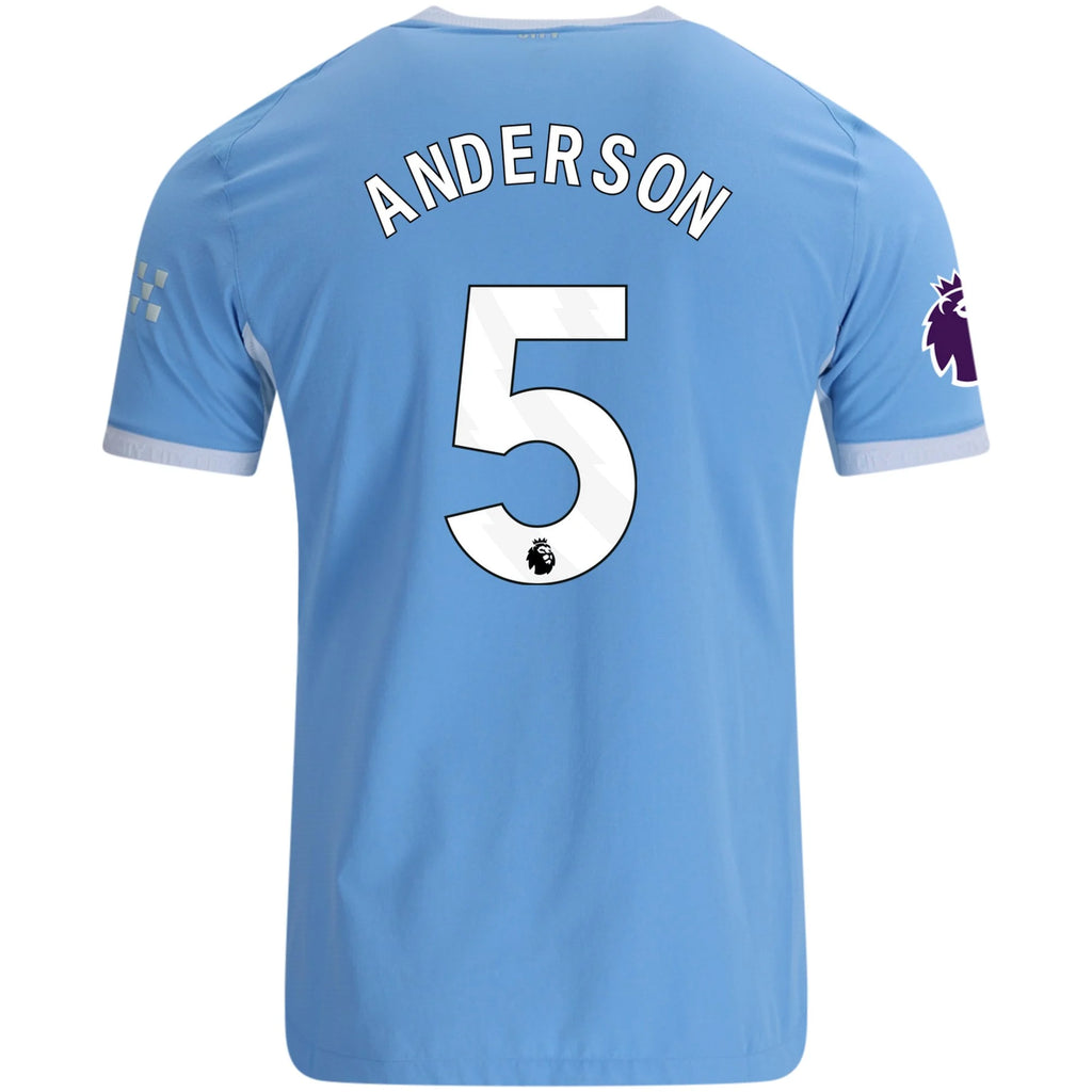 Men's Authentic Anderson Manchester City Home Jersey 26/27