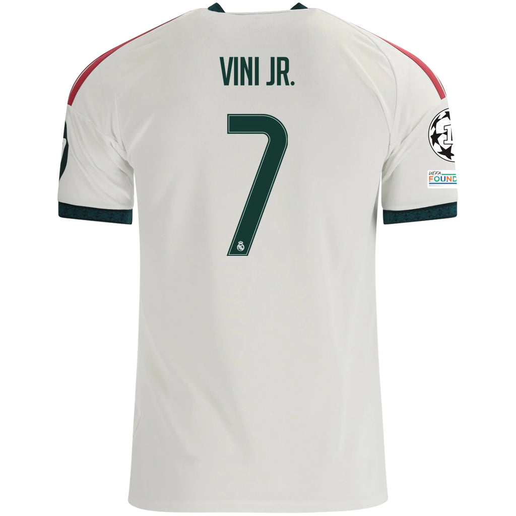 Men's Replica Vini Jr. Real Madrid Home Jersey 26/27