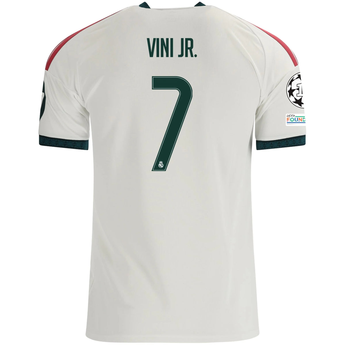Men's Replica Vini Jr. Real Madrid Home Jersey 26/27