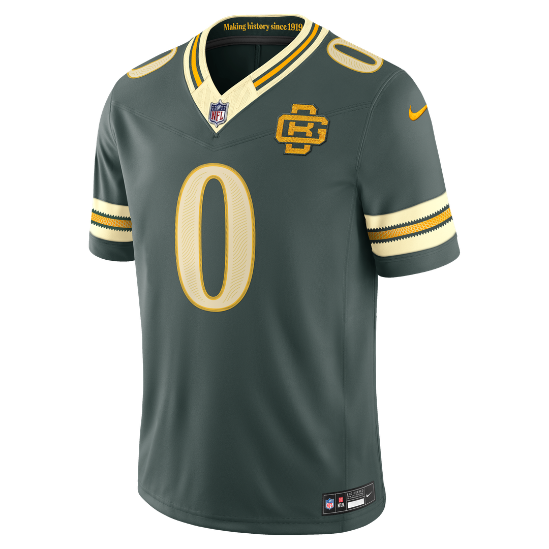 Men's Green Bay Packers Matthew Golden Green 2026 Rivalries Collection Stitched