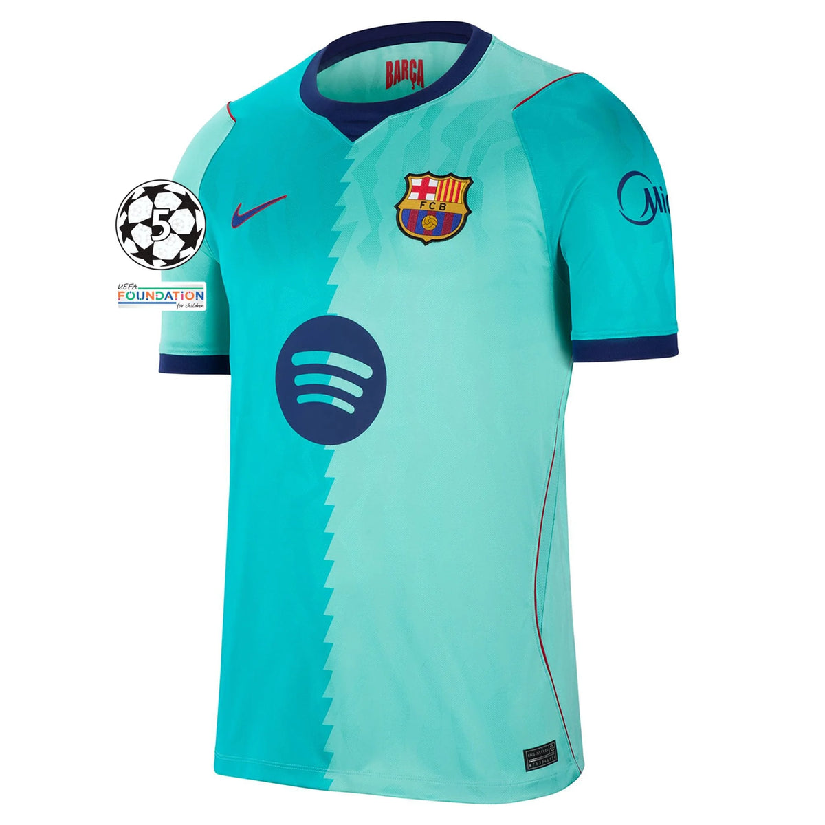 Men's Replica Fermin Barcelona Third Jersey 26/27 UCL