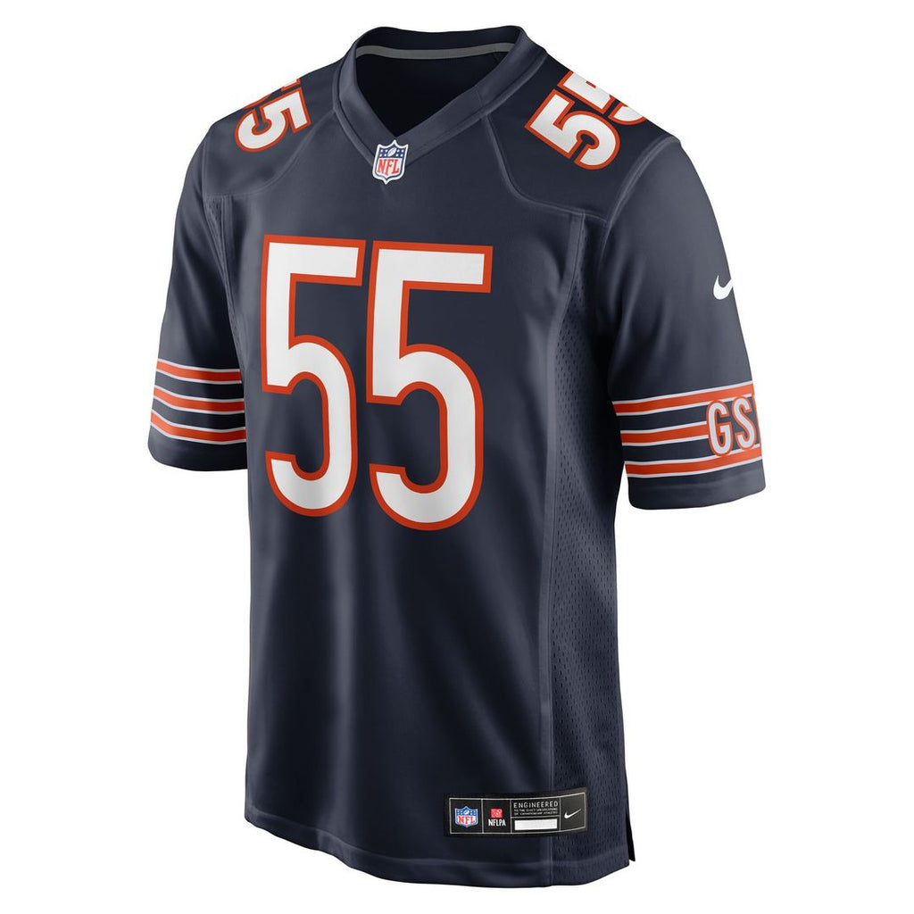 Men's Chicago Bears Dayo Odeyingbo Navy Team