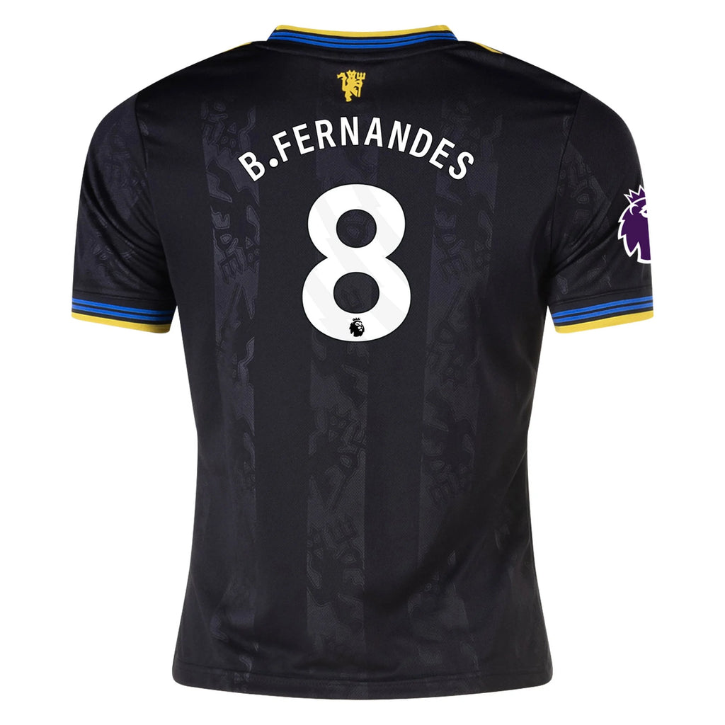 Kid's Replica B. Fernandes Manchester United Third Jersey 25/26