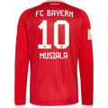 Men's Replica Musiala Bayern Munich Long Sleeve Home Jersey 26/27