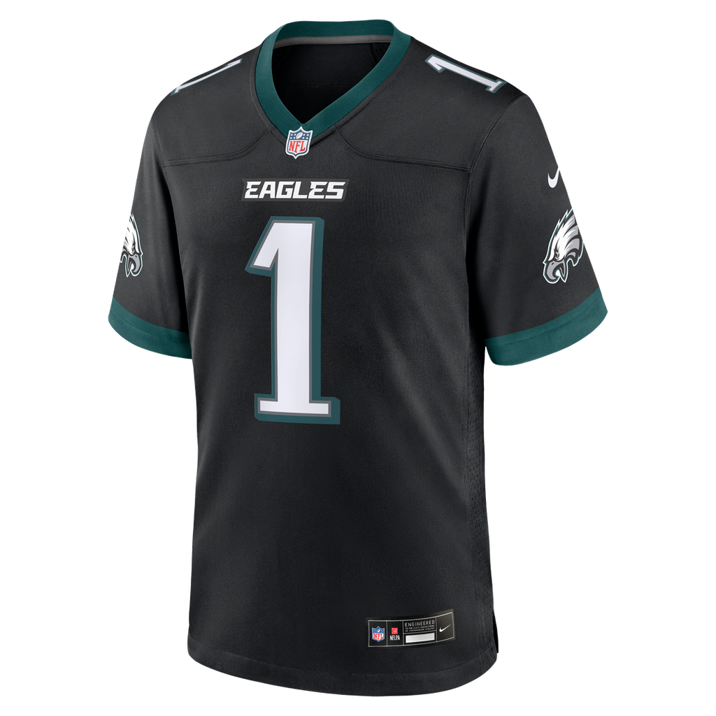 Men's Philadelphia Eagles Jalen Hurts Midnight Green Team