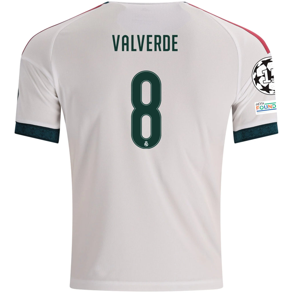 Kid's Replica Valverde Real Madrid Home Jersey 26/27