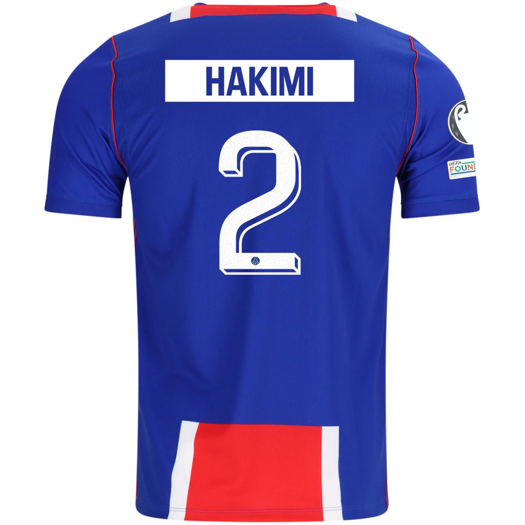 Men's Replica Hakimi Paris Saint-Germain Home Jersey 26/27 UCL