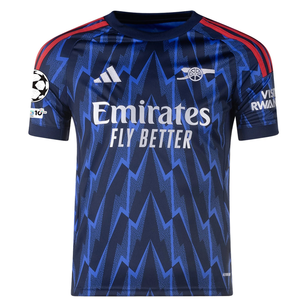 Kid's Replica Arsenal Away Jersey 25/26 UCL