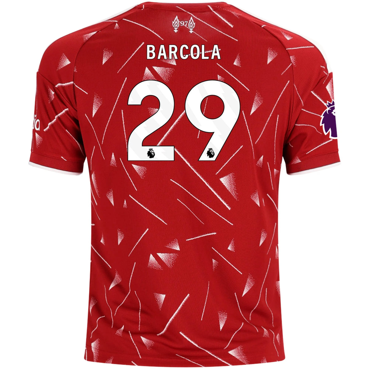 Kid's Replica Barcola Liverpool Home Jersey 26/27