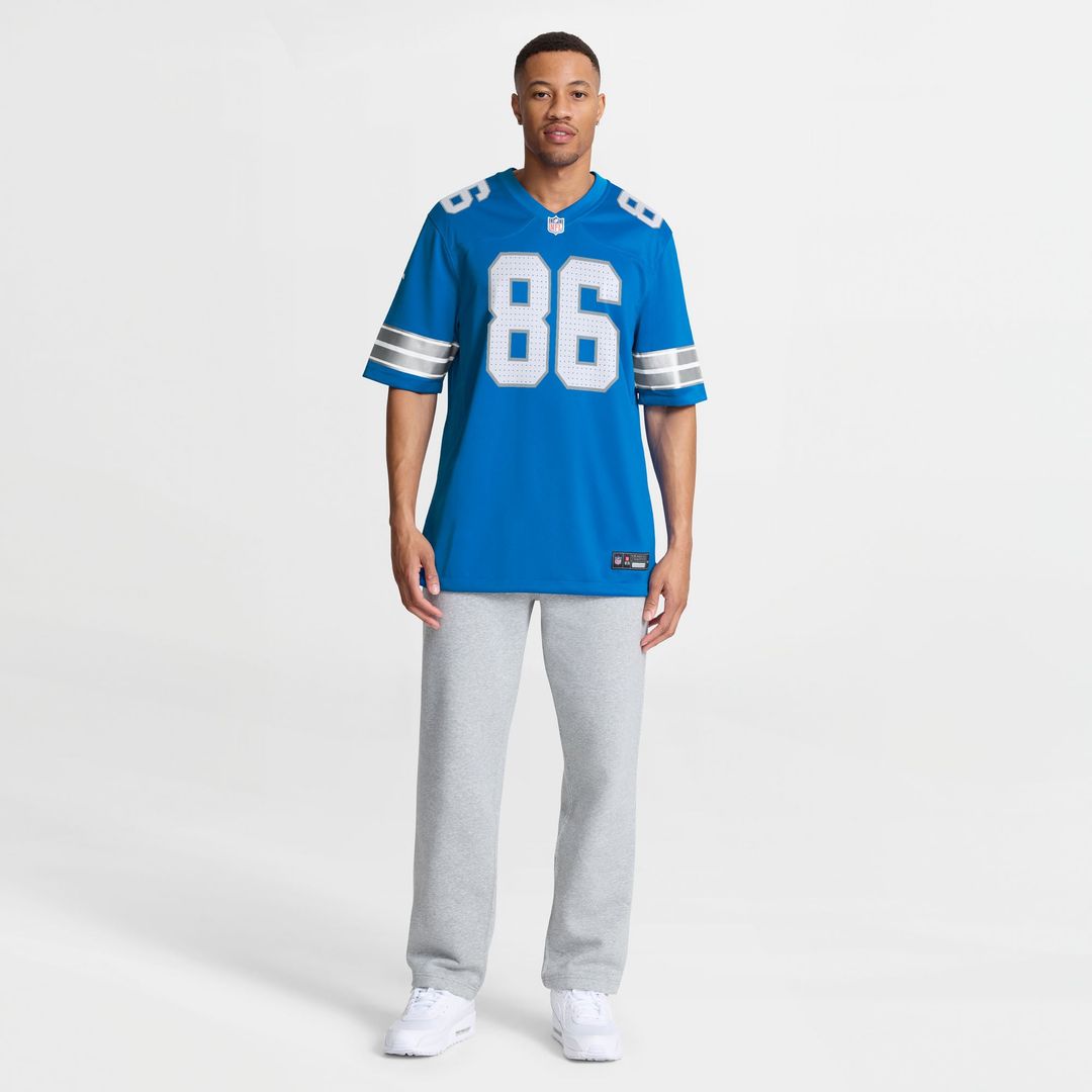 Men's Detroit Lions Anthony Firkser Blue Team