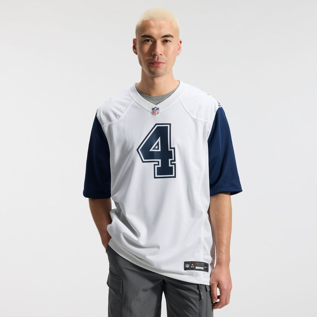 Men's Dallas Cowboys Dak Prescott Navy Alternate Game Team Jersey