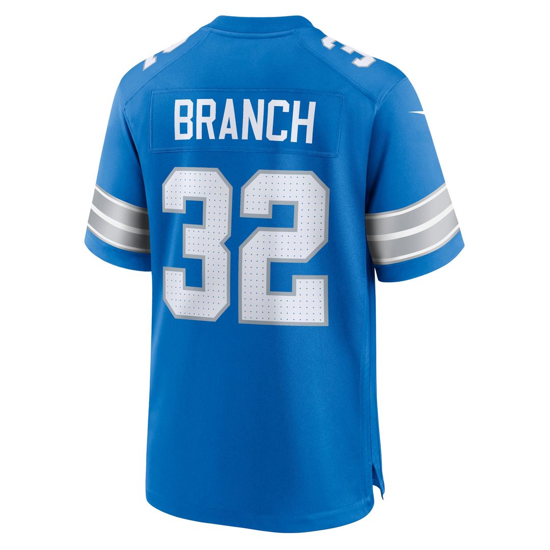Men's Detroit Lions Brian Branch Black Alternate