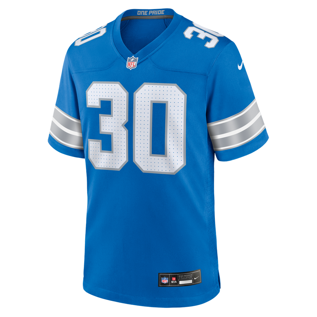 Men's Detroit Lions Khalil Dorsey Blue Team