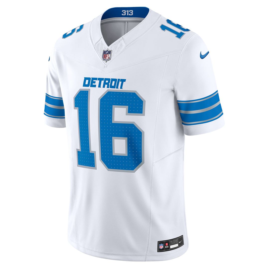 Men's Detroit Lions Jared Goff Black Vapor F.U.S.E.